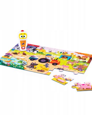DUMEL PUZZLE ROBOT ROBBY FARMA I LAS PIOSENKI DŹWIĘKI ZWROTY GRY