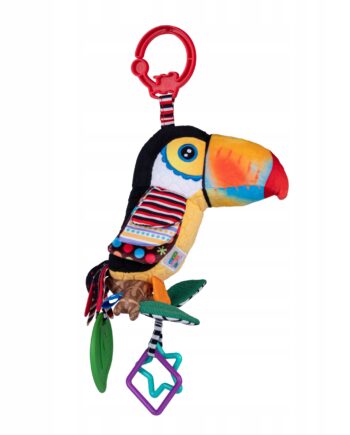BALIBAZOO ZABAWKA ZAWIESZKA TUKAN IWO GRYZAK METKI 0M+