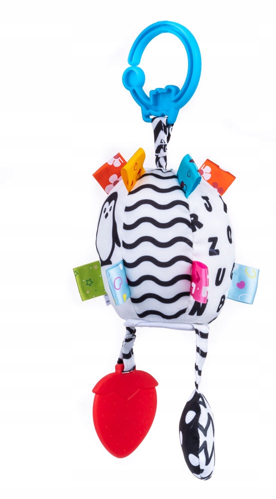 BALIBAZOO ZAWIESZKA PIŁKA SENSORY KONTRASTOWE WZORY 0M+