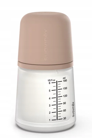 SUAVINEX BUTELKA ZERO ZERO 180ML WOLNY PRZEPŁYW KOLOR MEDIUM