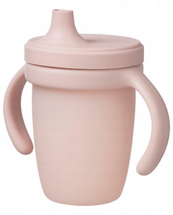 B.box KUBEK SILIKONOWY Z USTNIKIEM ZDEJMOWANE UCHWYTY 240ML 6M+