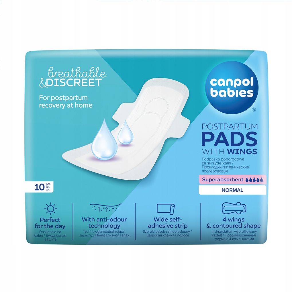 CANPOL PODPASKI POPORODOWE ZE SKRZYDEŁKAMI DZIEŃ