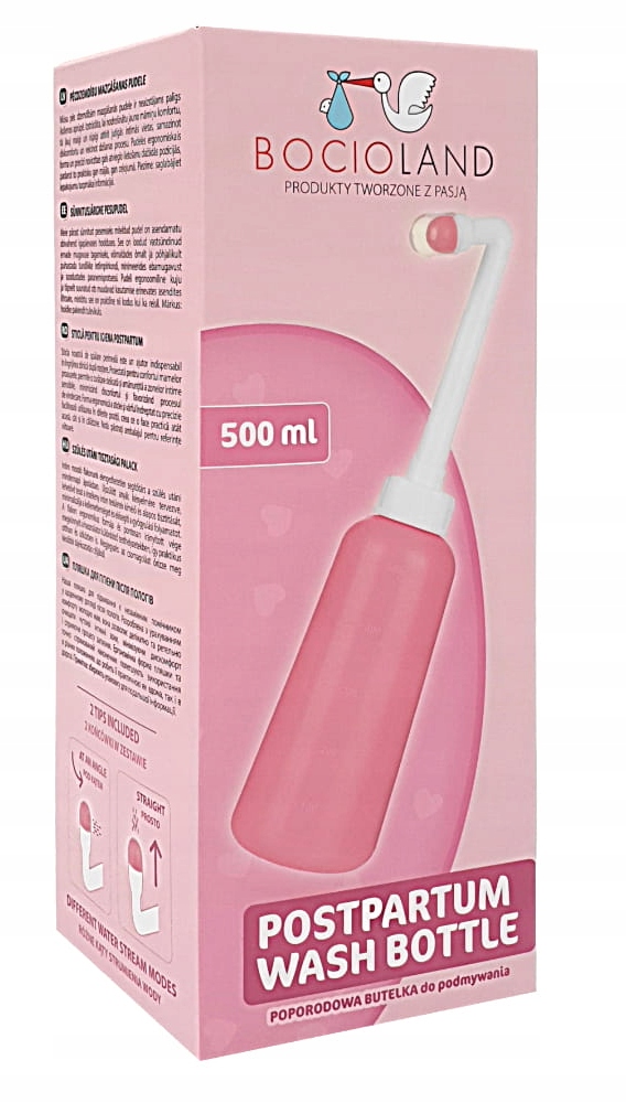 BOCIOLAND BUTELKA POPORODOWA DO PODMYWANIA OKOLIC INTYMNYCH PERI 500ML