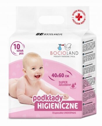 BOCIOLAND PODKŁADY JEDNORAZOWE 40x60 10 SZT