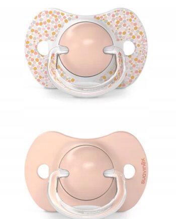 SUAVINEX SMOCZEK FIZJOLOGICZNY SX PRO SILIKONOWY 6-18M BRZOSKWINIOWY