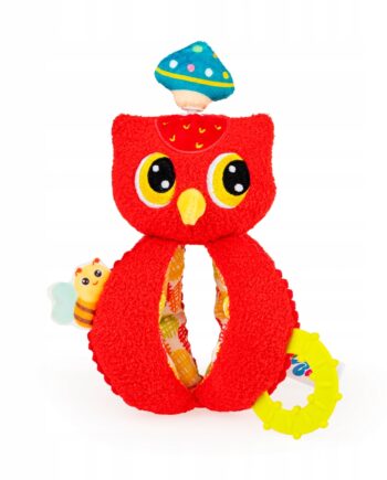 JOLLY BABY ZAKRĘCONA SOWA PLUSZAK SENSORYCZNY 0M+