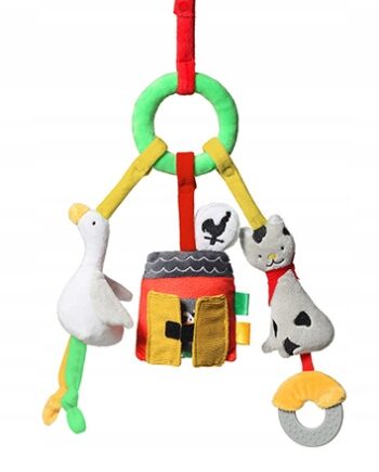 BABYONO ZABAWKA ZAWIESZKA DO WÓZKA FOTELIKA ON THE FARM