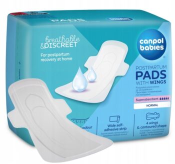 CANPOL PODPASKI POPORODOWE ZE SKRZYDEŁKAMI DZIEŃ