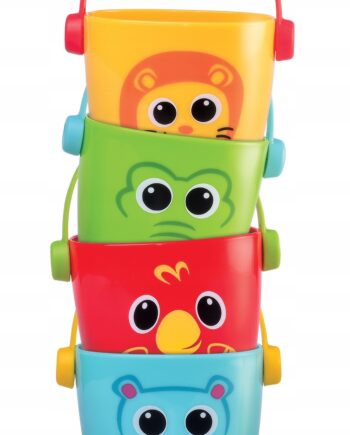 DUMEL WIADERKA ZWIERZĄTKA ZABAWKA DO KĄPIELI I DO PIASKU 12M+