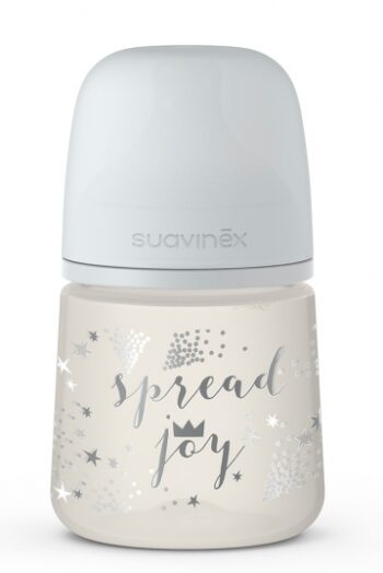 SUAVINEX BUTELKA SX PRO SPEED JOY SZARA 150ML SMOCZEK 0M+ WOLNY PRZEPŁYW