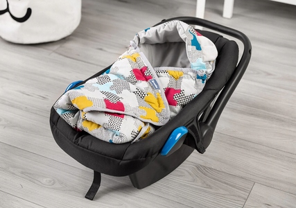 SENSILLO OTULACZ KOCYK DO FOTELIKA VELVET BAWEŁNA PUZZLE