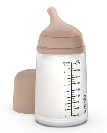 SUAVINEX BUTELKA ZERO ZERO ŚREDNI PRZEPŁYWIE 270ML KOLOR MEDIUM
