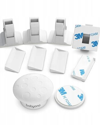 BABYONO ZABEZPIECZENIE BLOKADA MAGNETYCZNA DO SZAFEK I SZUFLAD 4 SZT