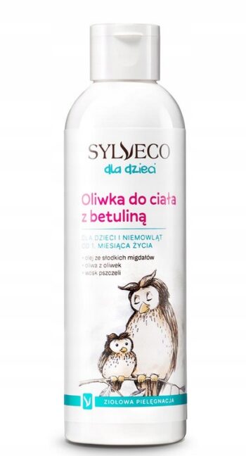 SYLVECO OLIWKA ŁAGODZĄCA DO CIAŁA Z BETULINĄ DLA DZIECI OD 1 MIESIĄCA