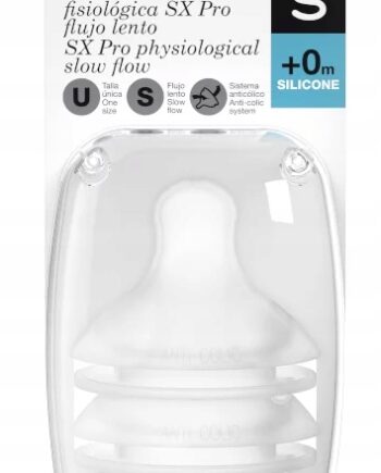 SUAVINEX SMOCZEK DO BUTELKI SX PRO WOLNY 0+ 2X