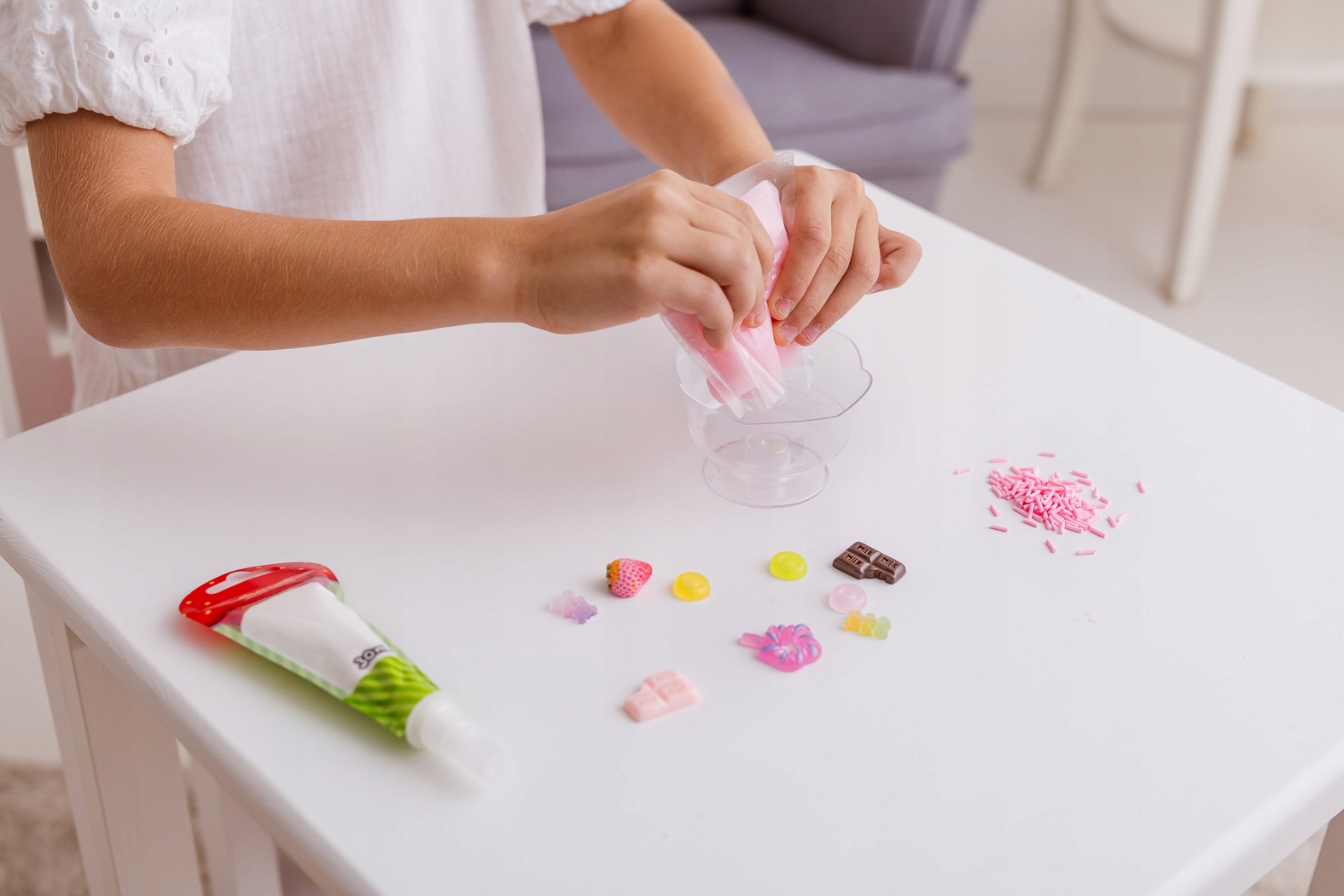 DUMEL ZESTAW KREATYWNY ZABAWKOWE DEKOROWANIE DESER Z KREMEM