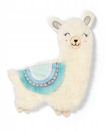 BABYONO PRZYTULANKA SENSORYCZNA SZELEŚCIK MIĘKKA LLAMA LULU 0M+ NIEBIESKI