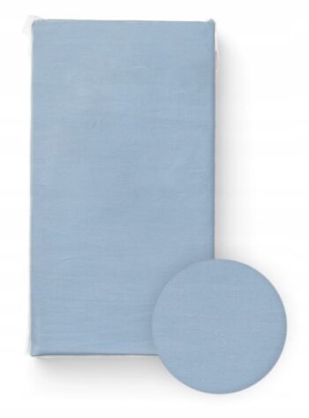 BOCIOLAND PRZEŚCIERADŁO JERSEY 60X120 Z GUMKĄ NIEB