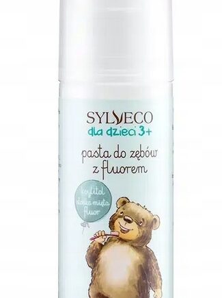 SYLVECO PASTA DO ZĘBÓW Z FLUOREM DLA DZIECI 3+ 75ML WZMACNIA SZKLIWO