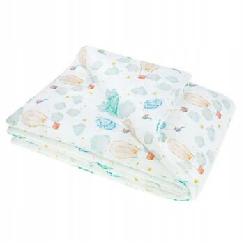 BOCIOLAND KOŁDERKA BAMBUSOWA 75X100 BALONY CAŁOROCZNA LEKKA ANTYALERGICZNA