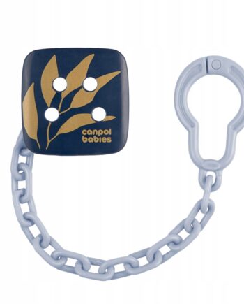 CANPOL ŁAŃCUSZEK ZAWIESZKA KLIPS DO SMOCZKA GOLD NIEBIESKI
