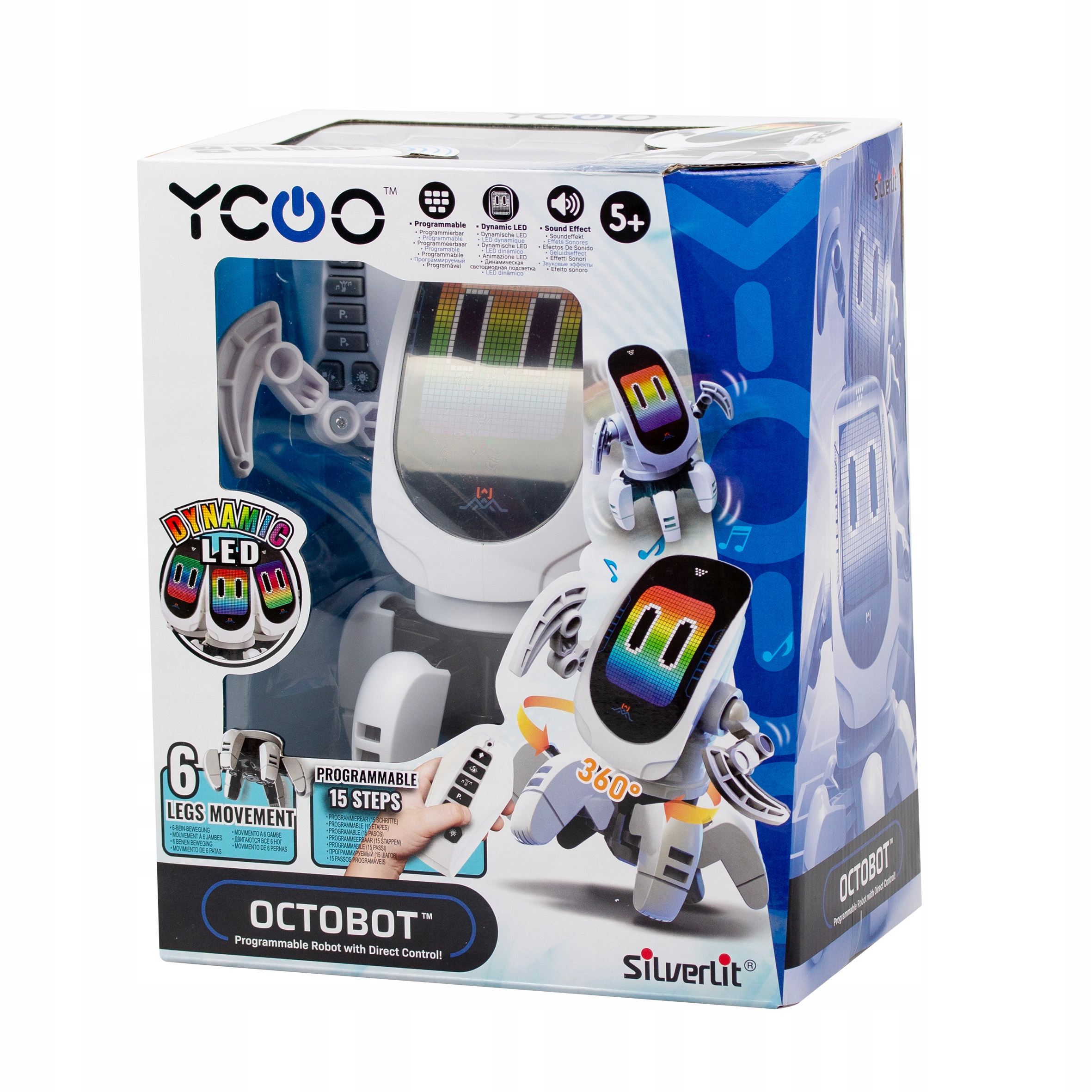 SILVERLIT ROBOT OCTOBOT PROGRAMOWALNY TAŃCZY CHODZI PILOT 5+