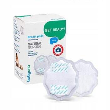 BABYONO WKŁADKI LAKTACYJNE NATURAL BIAŁE 24 SZT