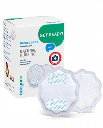 BABYONO WKŁADKI LAKTACYJNE NATURAL BIAŁE 24 SZT