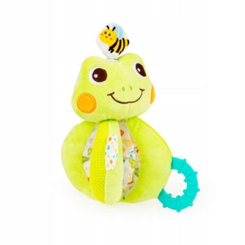 JOLLY BABY ZAKRĘCONA ŻABA PLUSZAK SENSORYCZNY 0M+