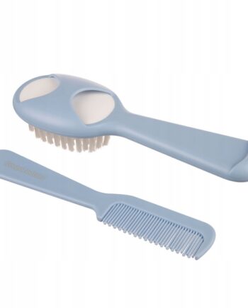 CANPOL ZESTAW SZCZOTKA PLUS GRZEBIEŃ DLA NIEMOWLĄT NIEBIESKI