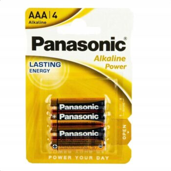 PANASONIC BATERIE ALKALICZNE POWER LR03/AAA 4 SZTUKI