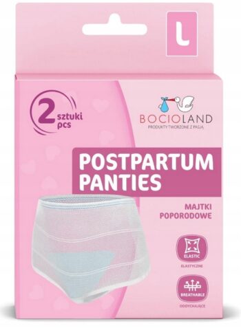 BOCIOLAND MAJTKI POPORODOWE SIATECZKA 2 SZTUKI L