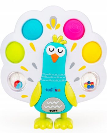 TULIFUN ZABAWKA SENSORYCZNA GRZECHOCZĄCY PAW POP IT 12M+