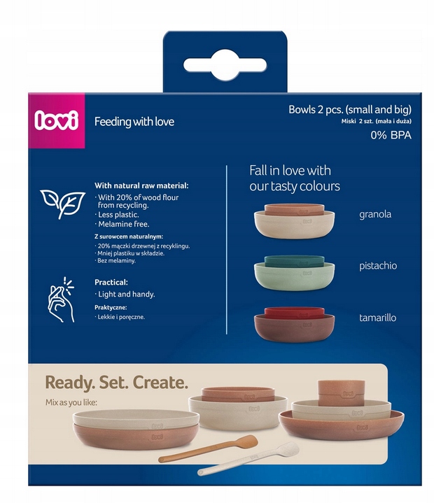 LOVI MISECZKA DLA NIEMOWLĄT 2 SZTUKI LEKKA ECO