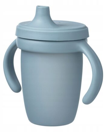 B.box KUBEK SILIKONOWY Z USTNIKIEM ZDEJMOWANE UCHWYTY 240ML 6M+