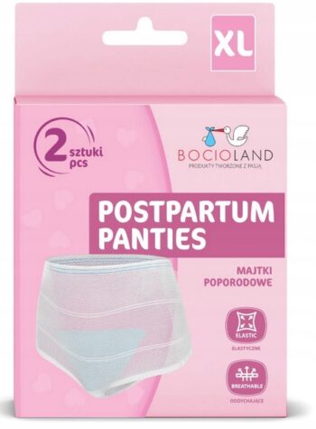 BOCIOLAND MAJTKI POPORODOWE SIATECZKA 2 SZTUKI XL