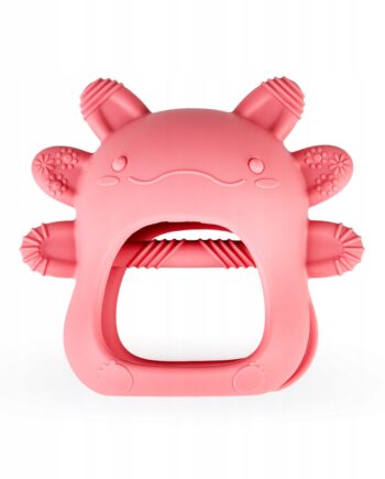 GiliGums GRYZAK SILIKONOWY AKSOLOTL RÓŻOWY NA ZĄBKOWANIE