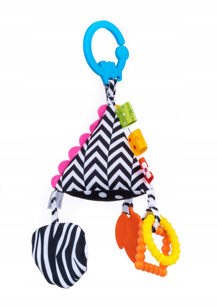 BALIBAZOO ZAWIESZKA PIRAMIDKA SENSORY KONTRASTOWE WZORY 0M+