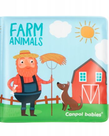 CANPOL MIĘKKA KSIĄŻECZKA Z PISZCZKIEM FARMA