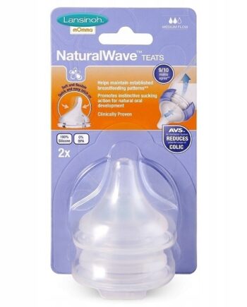 LANSINOH Smoczki NaturalWave o średnim przepływie