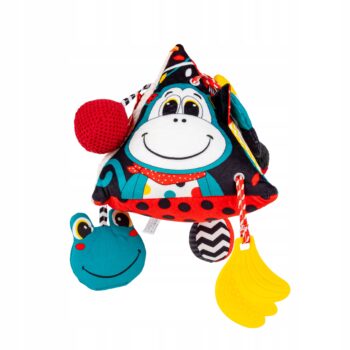 BALIBAZOO ZABAWKA SENSORYCZNA PIRAMIDKA KONTRASTOWA KROWA DELUXE 0M+