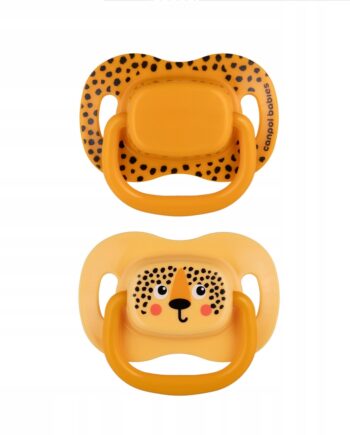 CANPOL SMOCZEK SILIKONOWY SYMETRYCZNY 0-6M BABIESBOO 2 SZT POMARAŃCZ