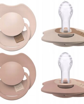 LOVI SMOCZEK DYNAMICZNY SILIKON PRIME W ETUI 18M+ NUDE/BLUSH 2 SZTUKI