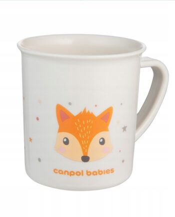 CANPOL KUBEK PLASTIKOWY Z UCHEM DLA DZIECKA 170ML CUTE ANIMALS