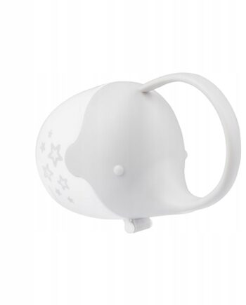 Babyono Pojemnik na smoczek Słonik szary