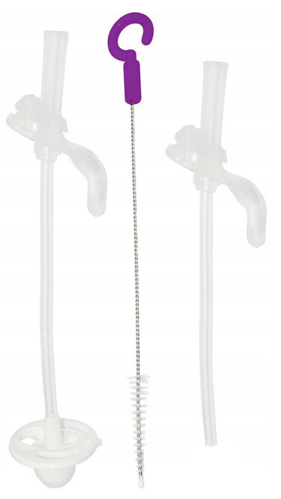 B.box Słomki zapasowe x2 i szczoteczka do bidonu