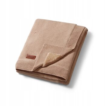 BABYONO KOCYK BAWEŁNIANY Z FLANELOWYM PODSZYCIEM CIEPŁY 75X100CM 1671/03