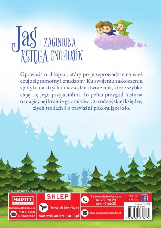 MARTEL KSIAŻKA JAŚ I ZAGINIONA KSIĘGA GNOMIKÓW