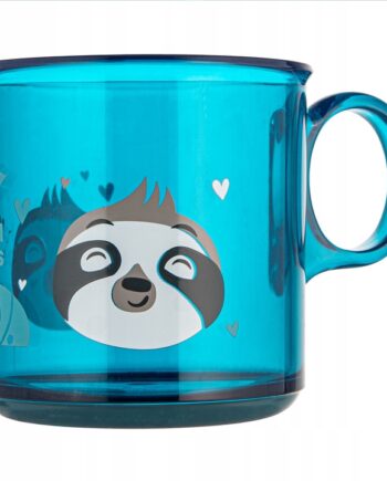 CANPOL KUBEK ANTYPOŚLIZGOWY Z UCHEM 170ML 12M+ TURKUS