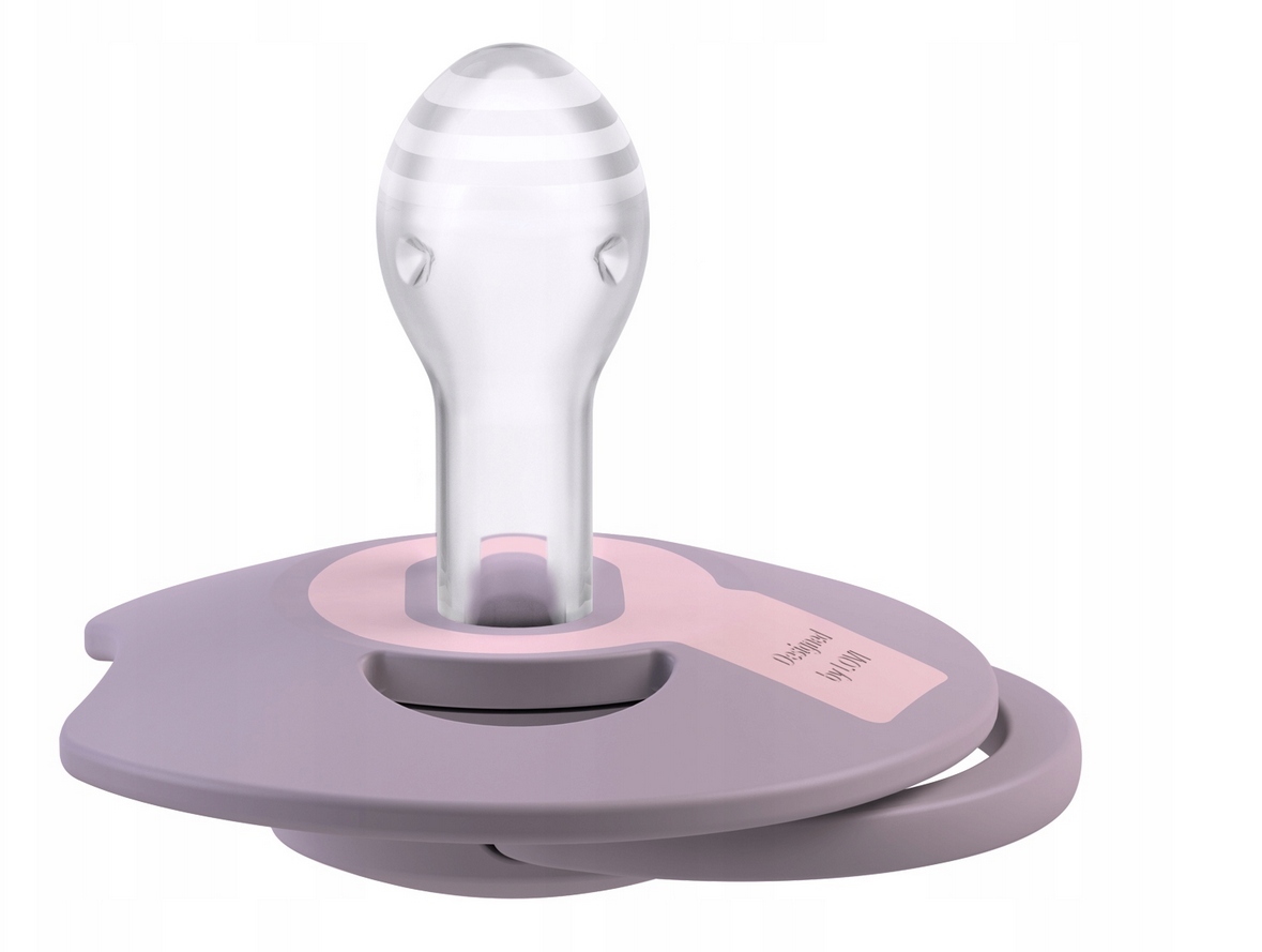 LOVI SMOCZEK DYNAMICZNY SILIKONOWY PRIME W ETUI 18M+ LILAC VIOLET 2 SZTUKI